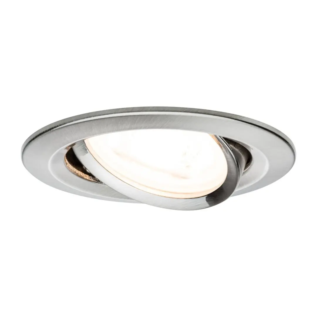 Paulmann Spot Nova rund, schwenkbar, 3-step-dim, Eisen