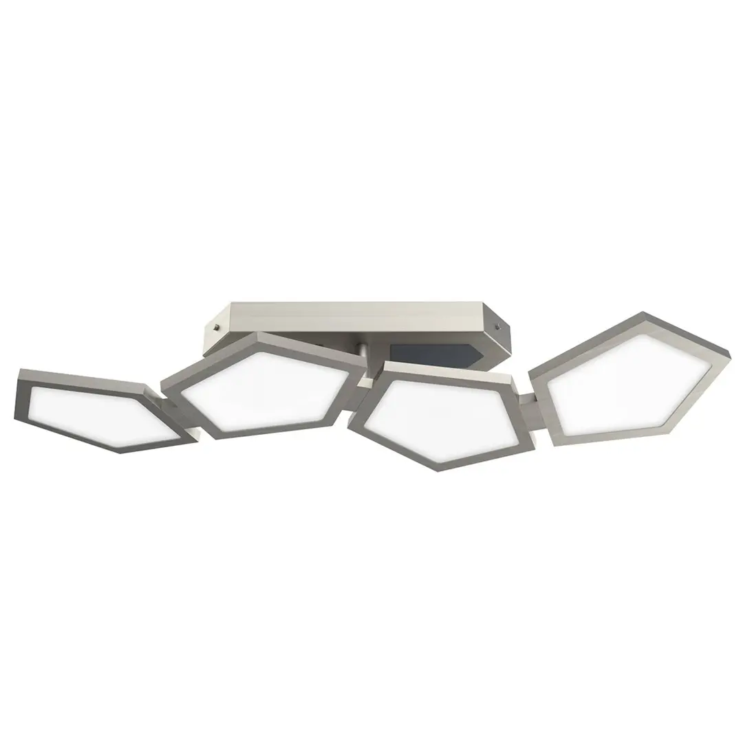 Evotec Funktionelle LED-Deckenleuchte Poly mit FB