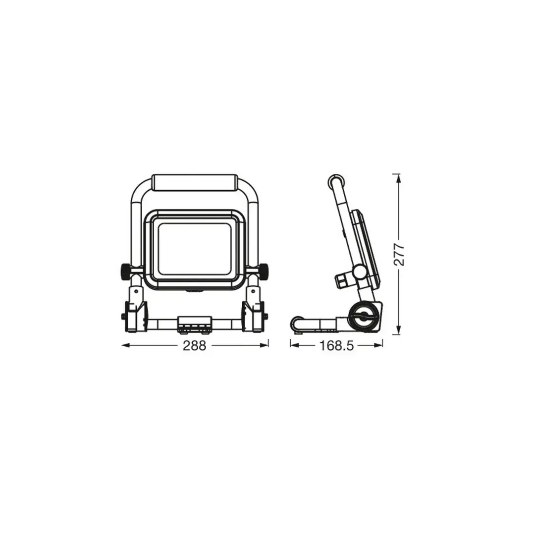 OSRAM LED-Arbeitsleuchte VALUE, 30 W, schwarz, IP54, 6.500 K