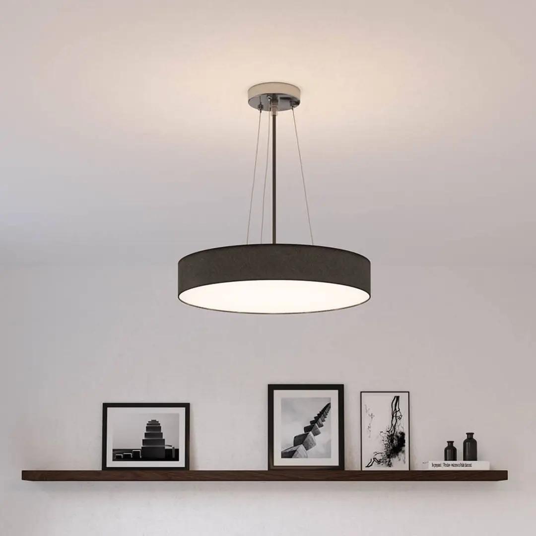 Smartwares Deckenleuchte Mia, schwarz, Ø 60 cm