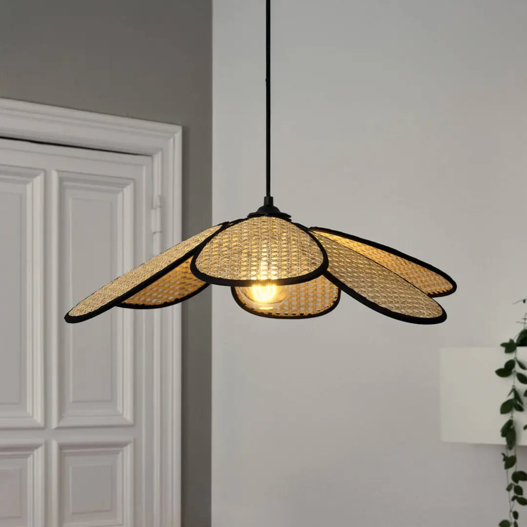 OSRAM Hängeleuchte Decor Rattan Daisy, Ø 58 cm, beige, E27