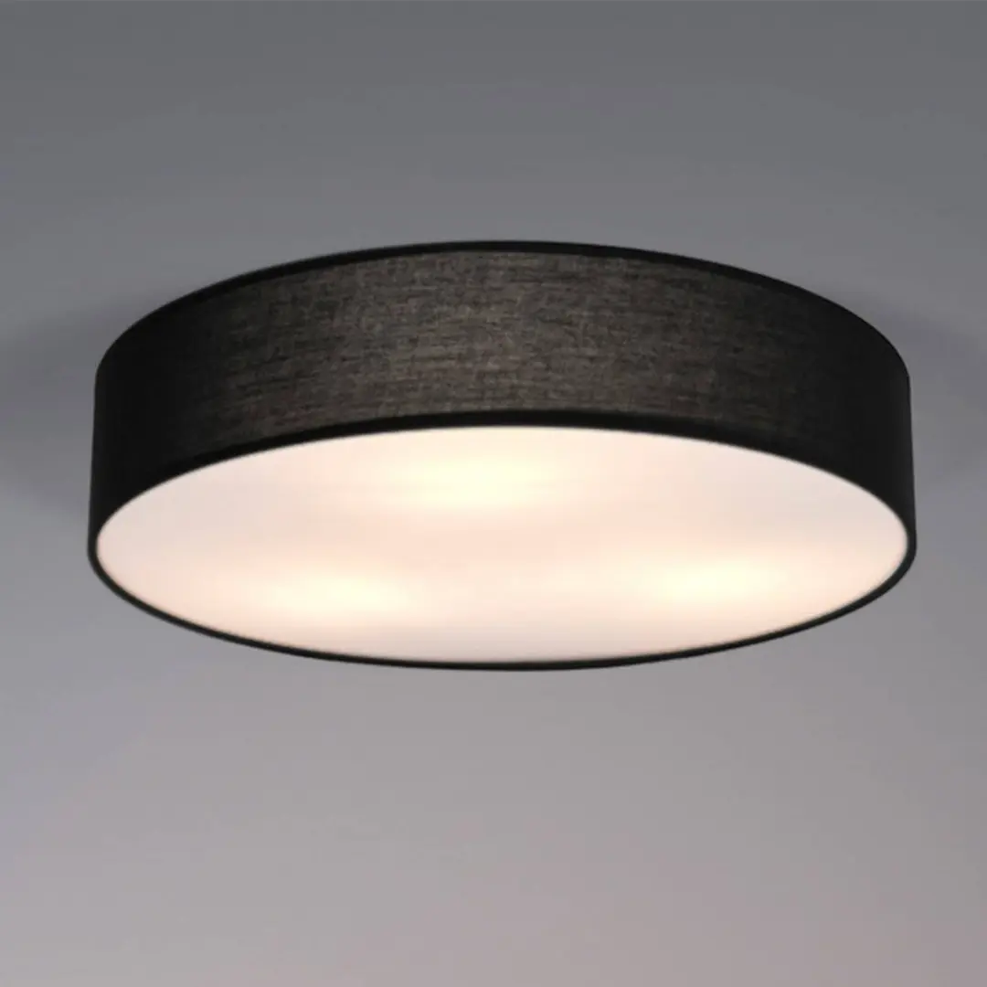 OSRAM Deckenleuchte ORBIS PARIS, schwarz, Ø 40 cm Textil E27