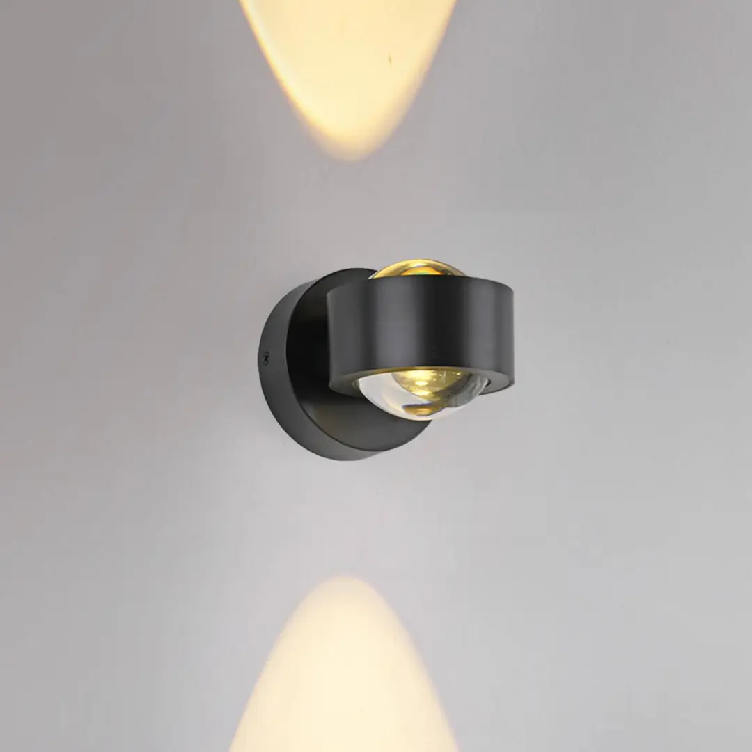 JUST LIGHT. GmbH JUST LIGHT. LED-Akku-Wandleuchte Chia schwarz Eisen 3.000 K