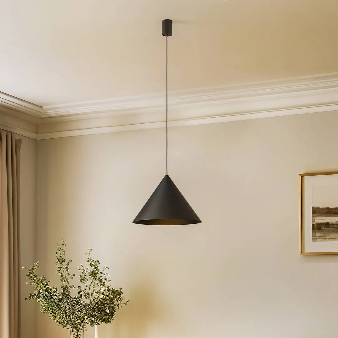 Nowodvorski Lighting Hängeleuchte Zenith M, schwarz, Ø 35 cm