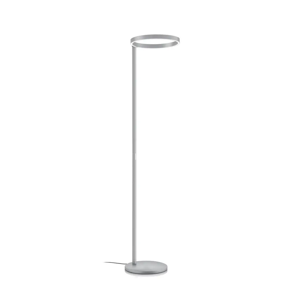 Knapstein LED-Deckenfluter Lana, nickel matt, Gestensteuerung
