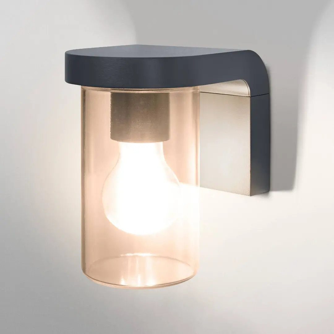OSRAM Außenwandlampe ENDURA CLASSIC CASCADE, Glas amber IP44