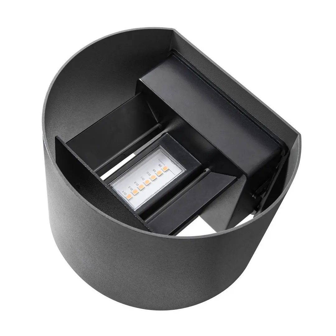 Nordlux LED-Außenwandleuchte Milda, anthrazit, up/down, Aluminium