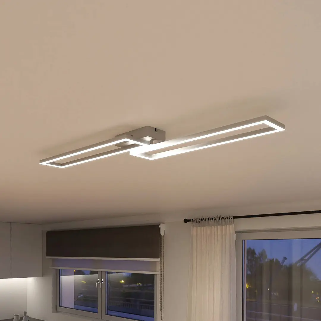 tint Müller Licht tint LED-Deckenleuchte Ciso, RGB, CCT, silber