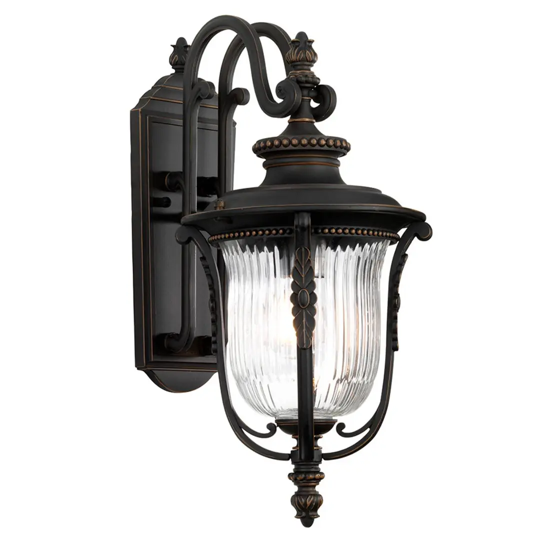 ELSTEAD Außenwandlampe Luverne, Ø 22,9 cm