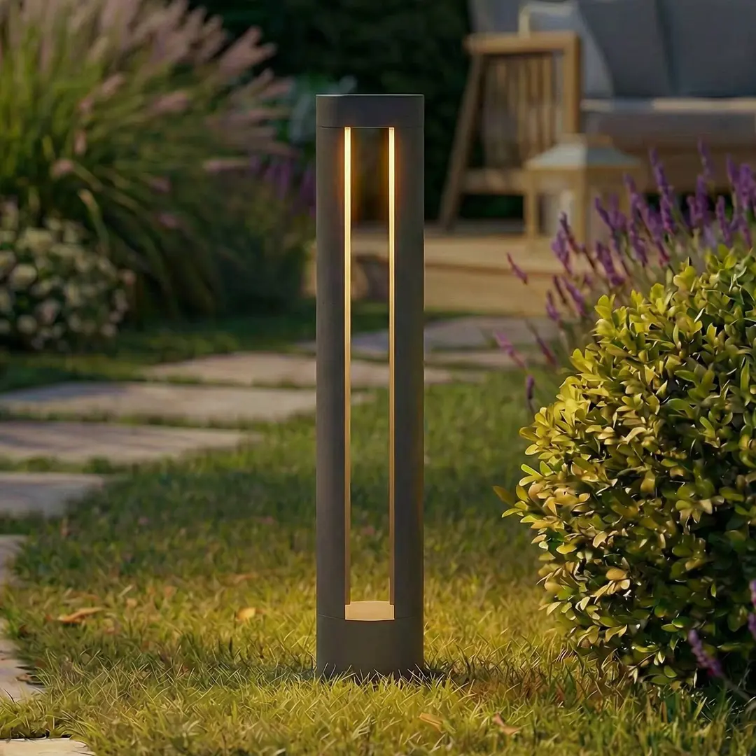 Lindby LED-Wegeleuchte Soriq, anthrazit, Höhe 75 cm, IP54