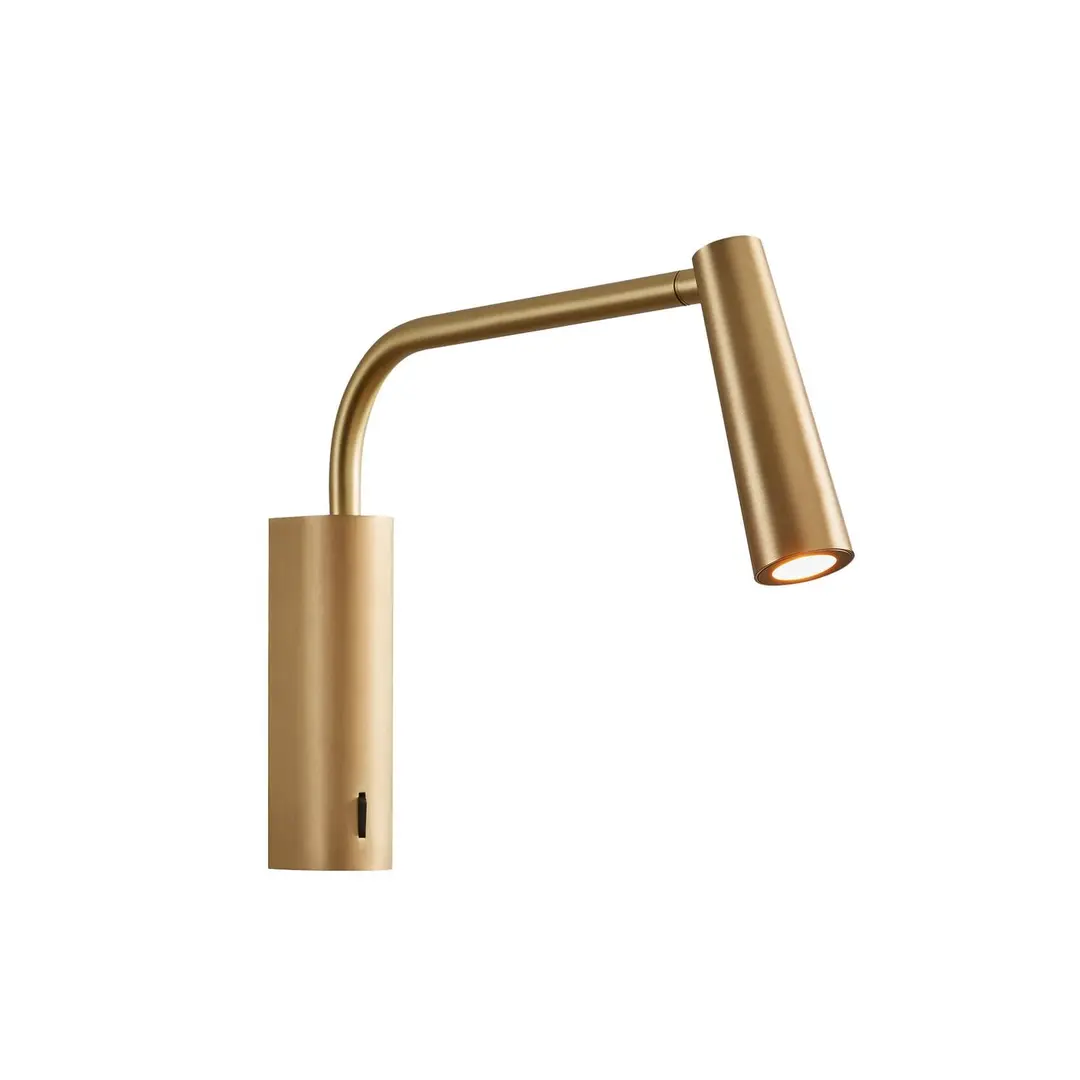 LEDS-C4 LED-Wandleuchte Gama Extend, goldfarben matt, Alu