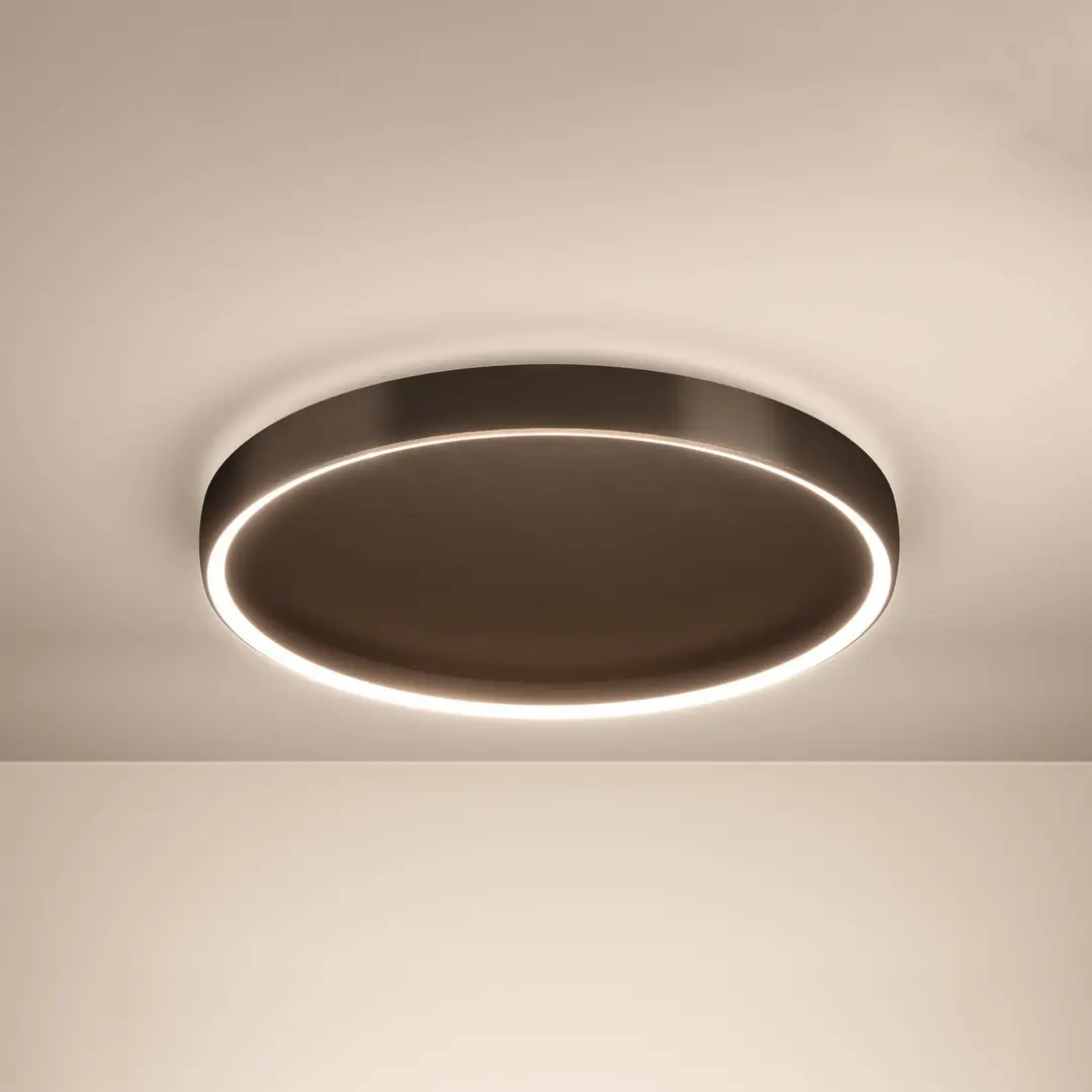 Stars of Light LED-Deckenlampe Trabuco schwarz/braun 55 cm