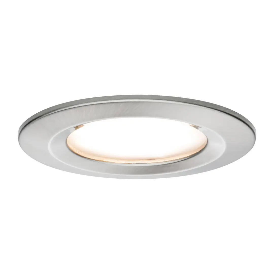 Paulmann LED-Spot Nova Coin rund, 3-step-dim, Eisen