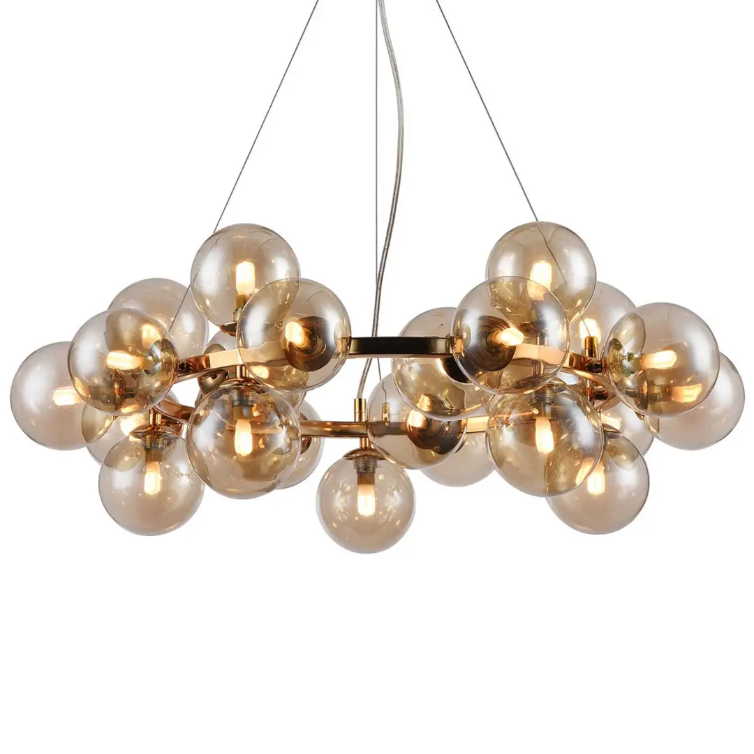 Maytoni Runde Pendellampe Dallas, gold