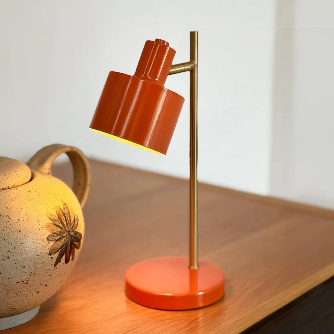 Dyberg Larsen LED-Akkutischleuchte Ocean Mini, orange