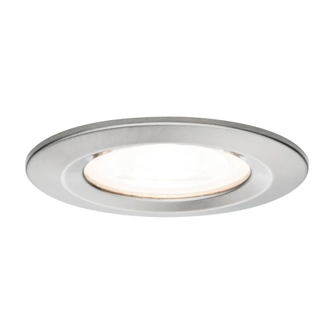 Paulmann LED-Spot Nova rund starr, eisen, IP44, 3-step-dim