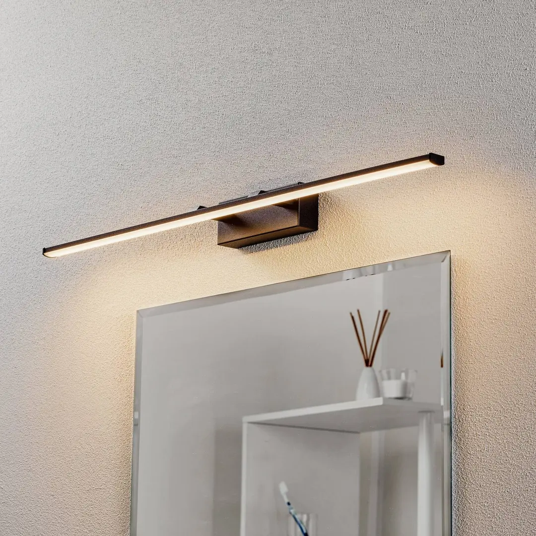 Fabas Luce LED-Wandleuchte Nala, schwarz, Breite 75 cm