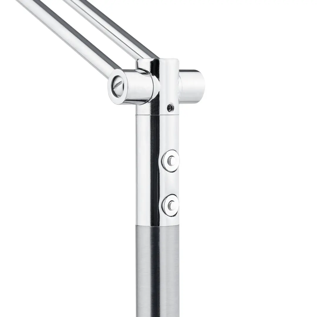 HELL LED-Bogenleuchte Evolo CCT, nickel matt/chrom