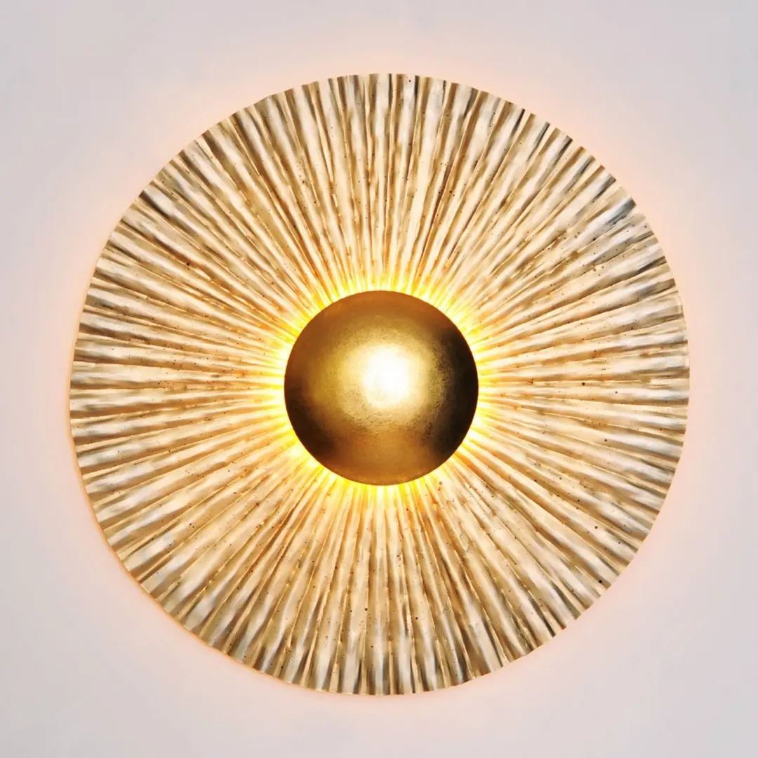 Holländer Glänzende Wandleuchte Bronzo