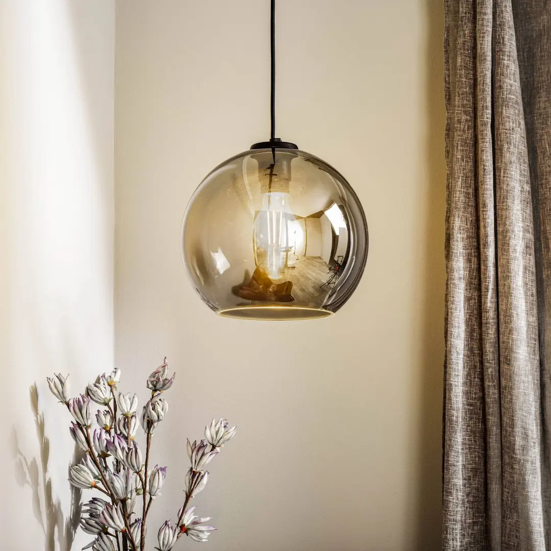 Nowodvorski Lighting Hängeleuchte Polaris, verspiegeltes Glas, rauch