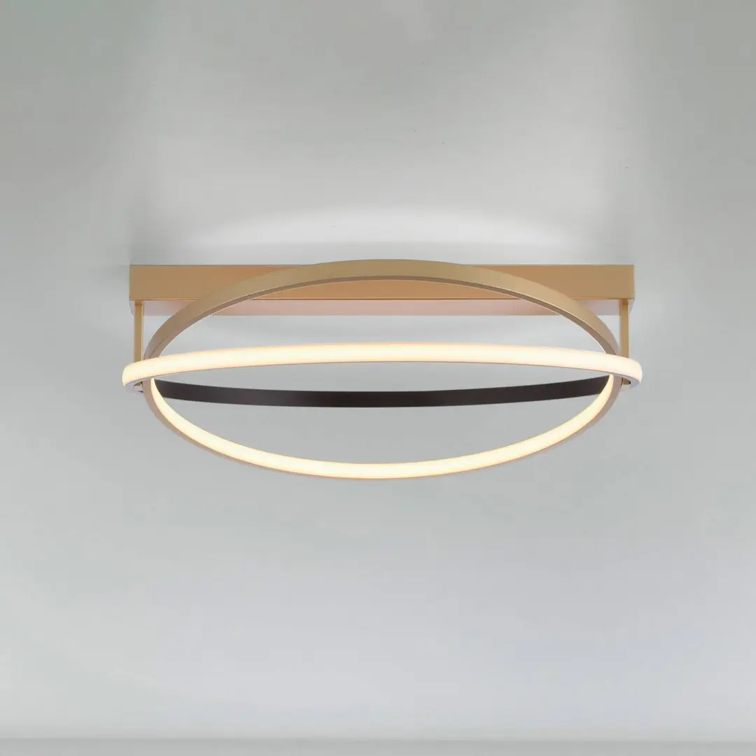 Q-Smart-Home Paul Neuhaus Q-Beluga LED-Deckenleuchte, messing