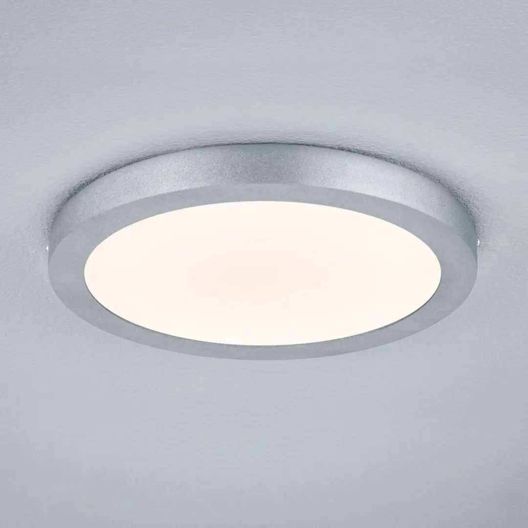 Paulmann Lunar LED-Panel, rund, Ø 30 cm, chrom