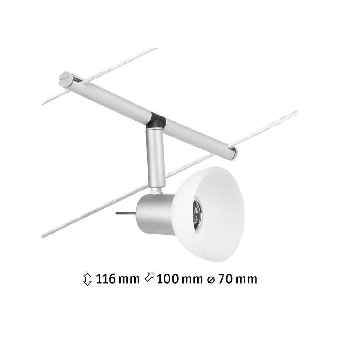 Paulmann Wire Sheela Spot für Seilsystem chrom