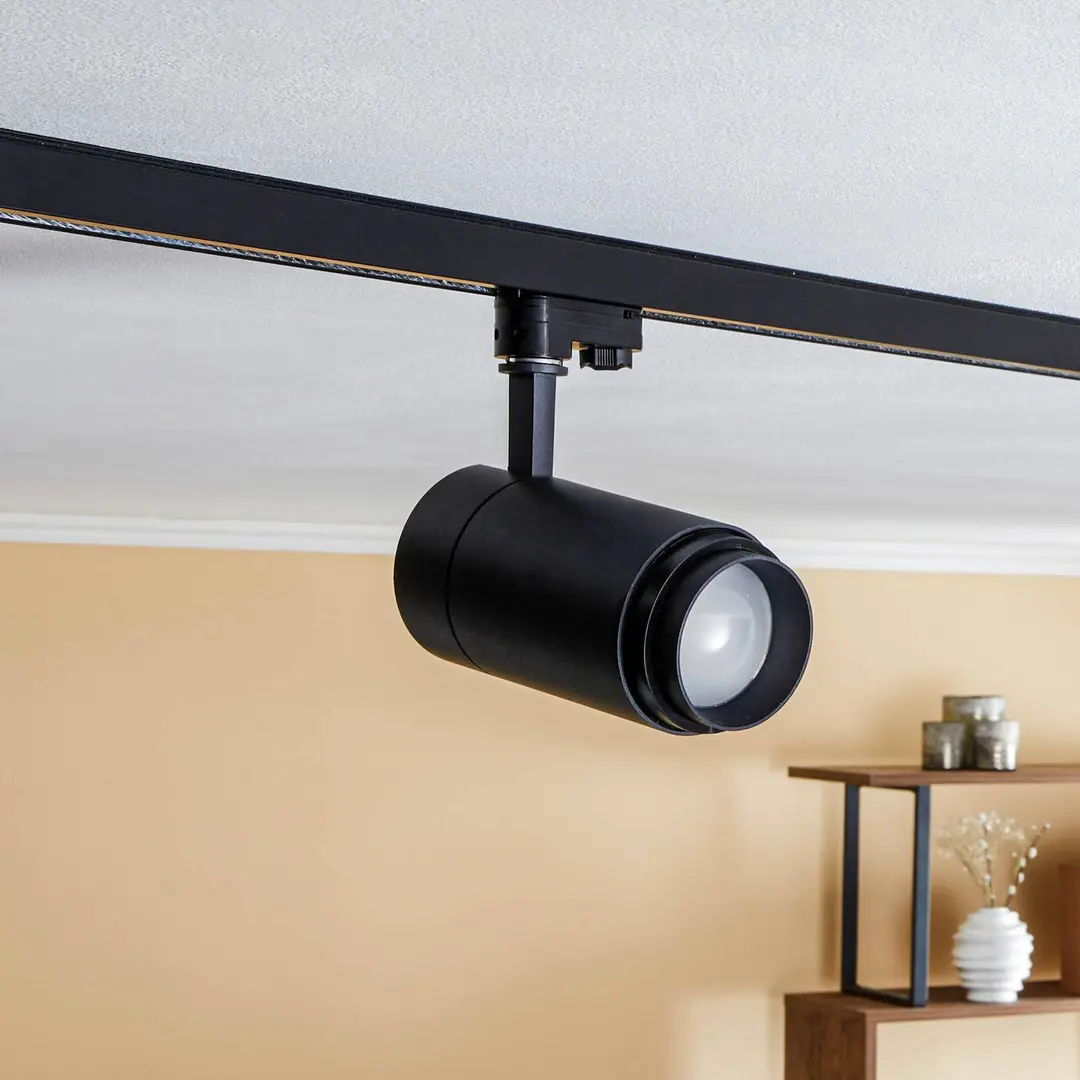 Arcchio Nanna LED-Schienenspot schwarz 4000K 28W