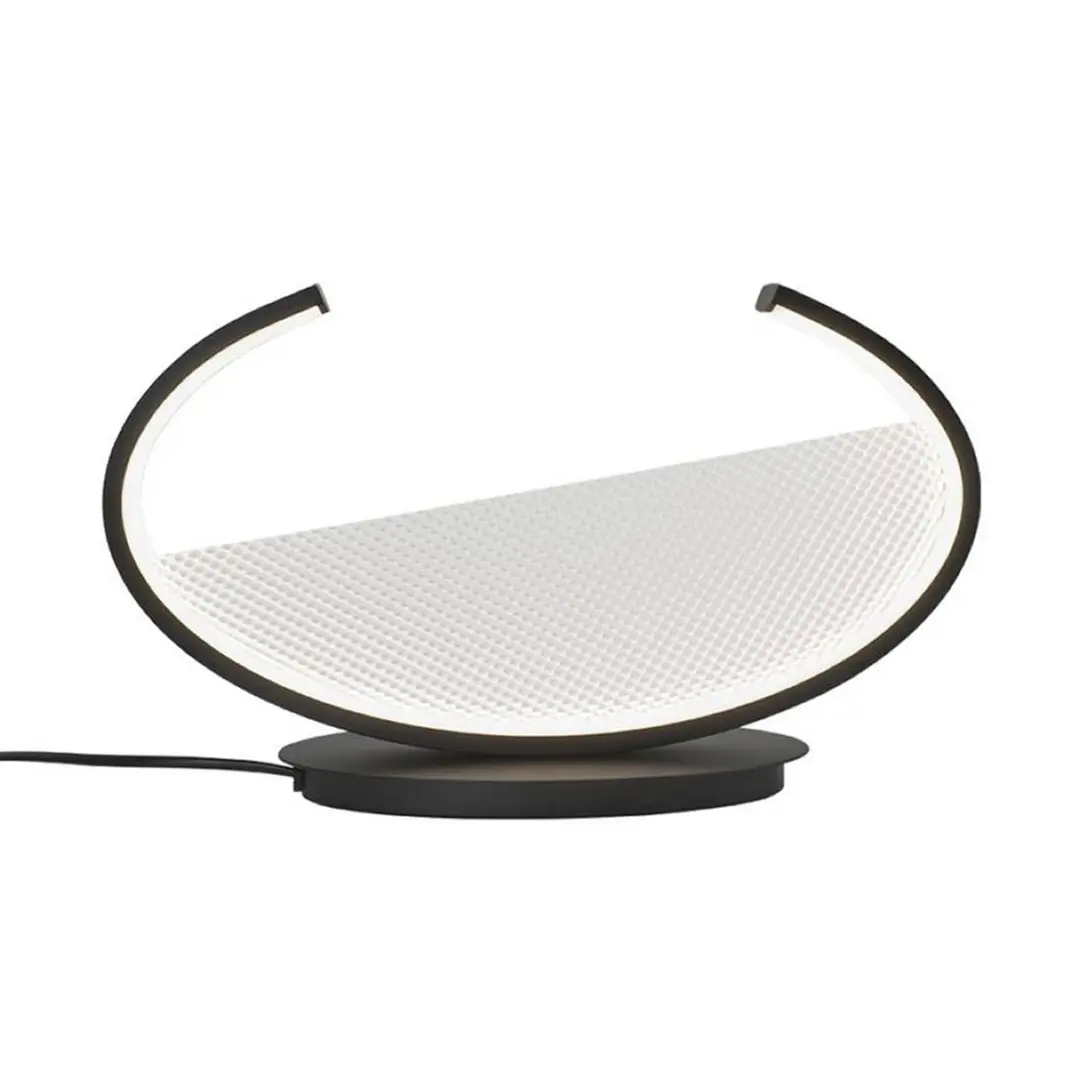 Viokef LED-Tischlampe Adele, Höhe 22 cm, schwarz, Metall