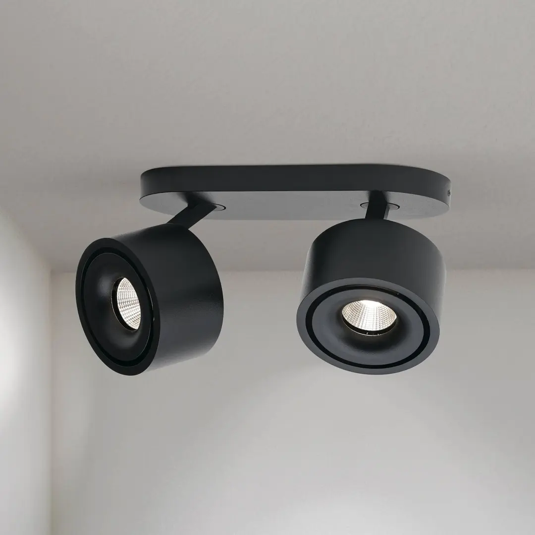 Orion LED-Deckenstrahler Specter, schwarz, Länge 19,4 cm, Alu