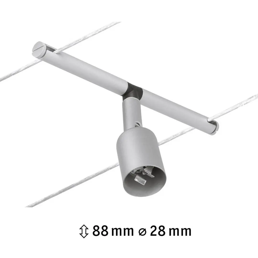 Paulmann Wire Salt Spot für Seilsystem chrom matt