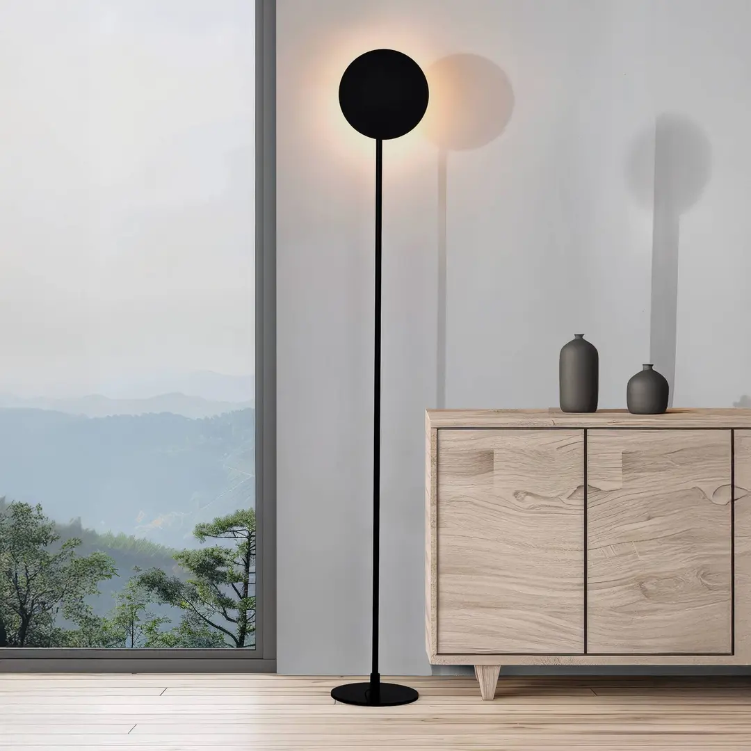 Viokef LED-Stehlampe Isabel, schwarz, Höhe 168 cm, Metall