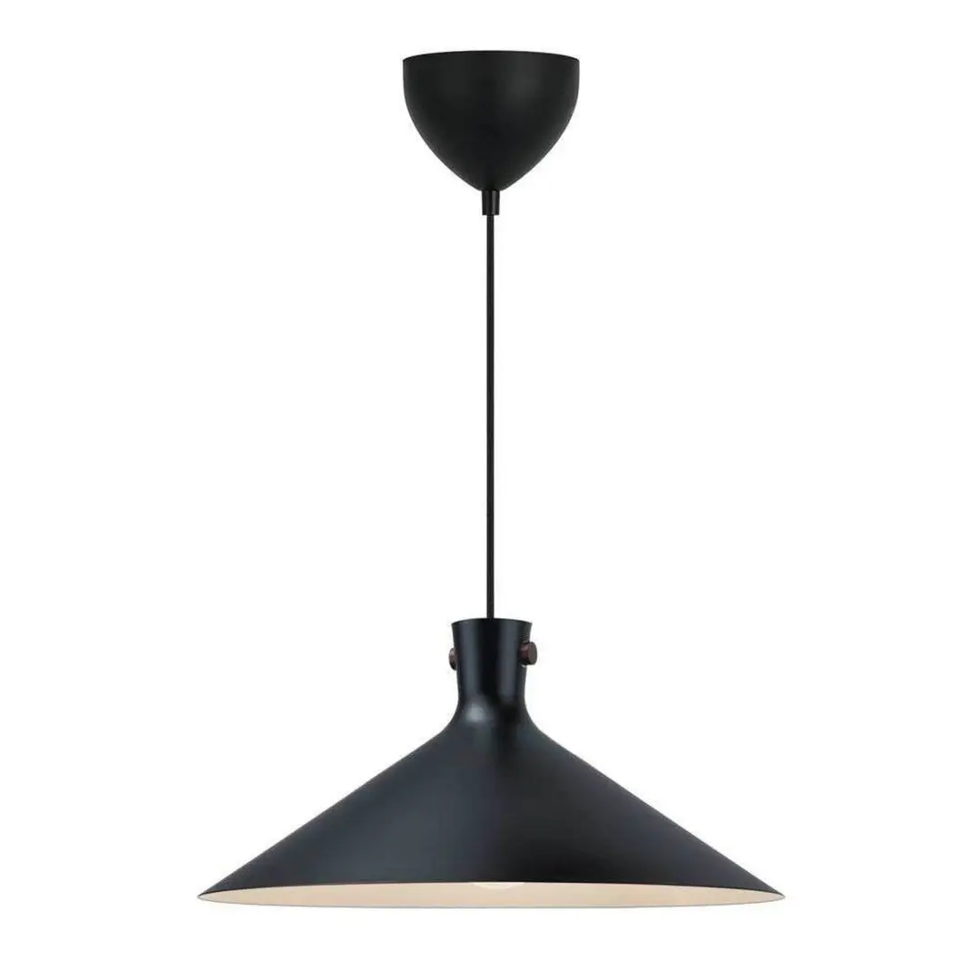 Nordlux Pendelleuchte Dorina, schwarz, Ø 45 cm, Metall