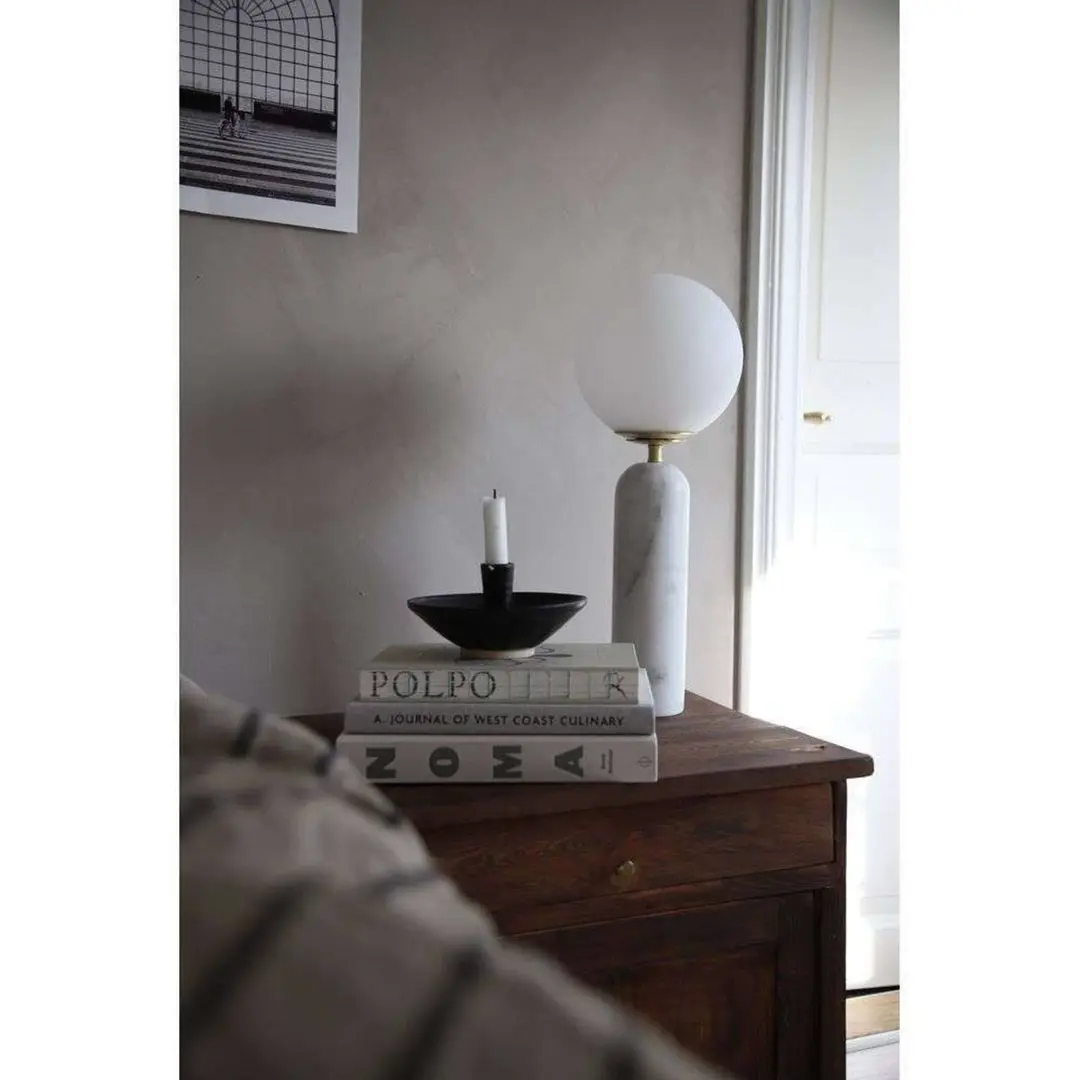 Globen Lighting Tischleuchte Torrano, weiß, Höhe 53 cm