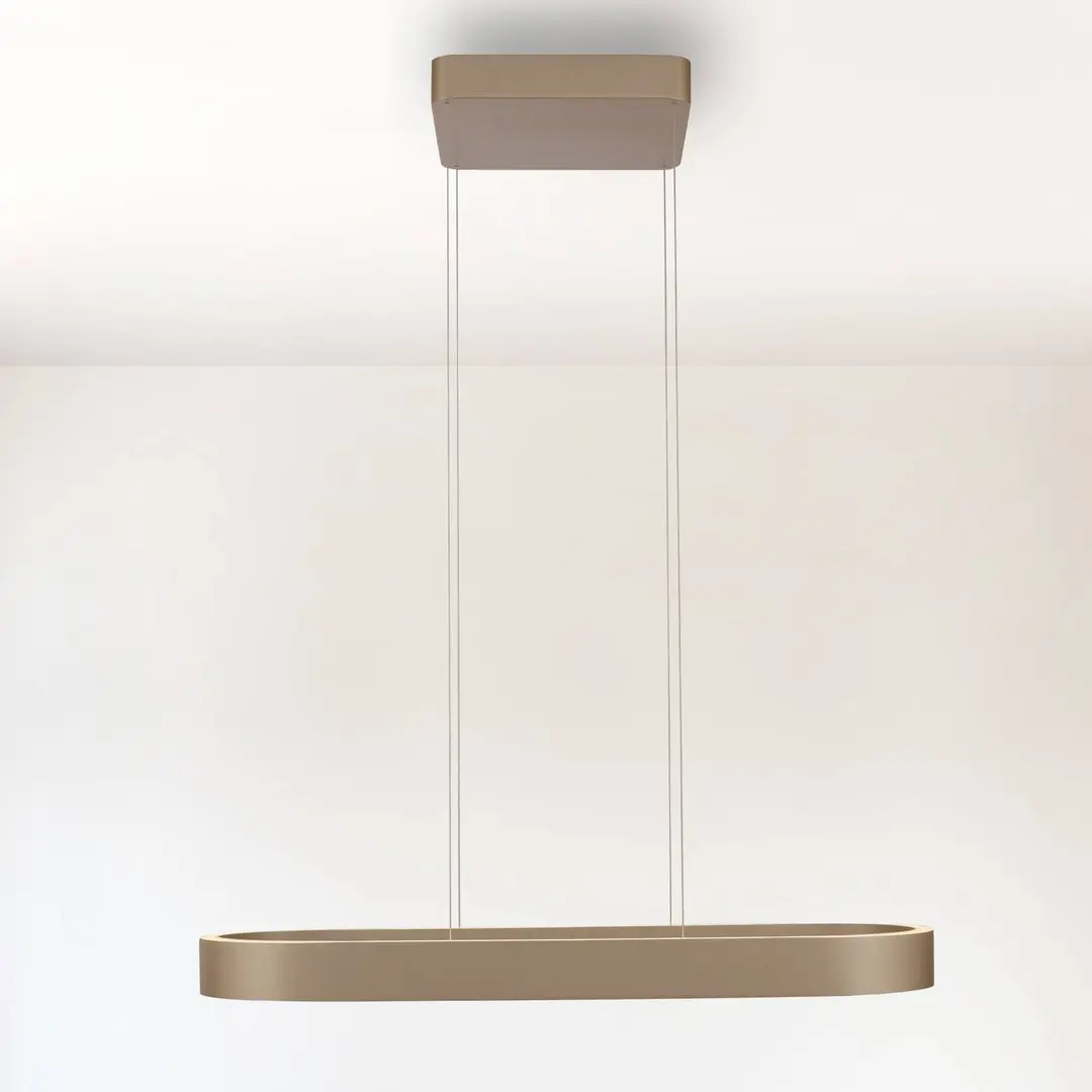 Paul Neuhaus LED-Hängeleuchte Q-Stretto, bronze, 86,8cm