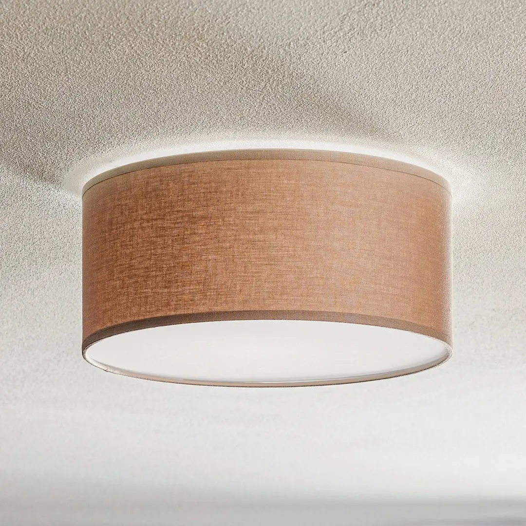 TK Lighting Deckenleuchte Rondo, cappuccino, Ø 30 cm