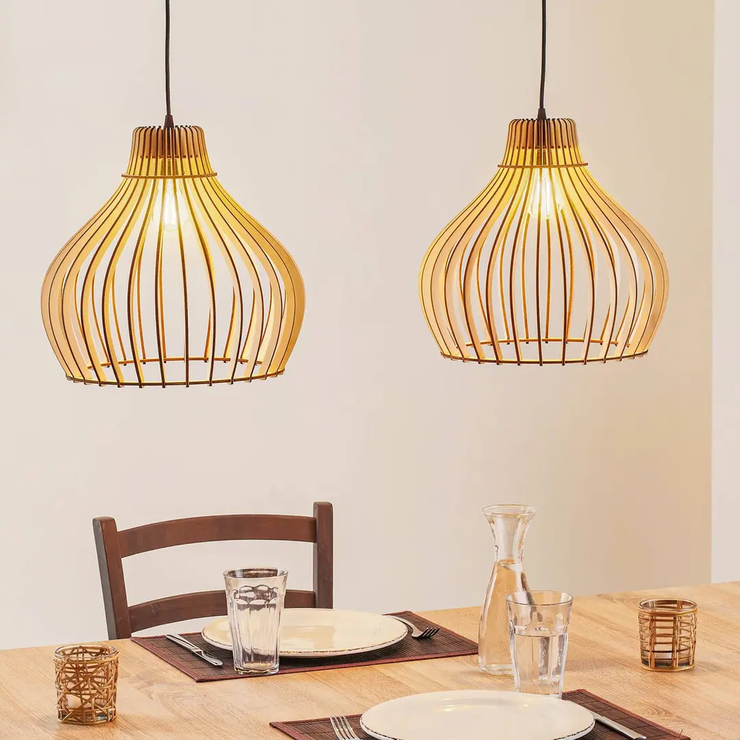 TEMAR LIGHTING Hängeleuchte Barrel zweiflammig
