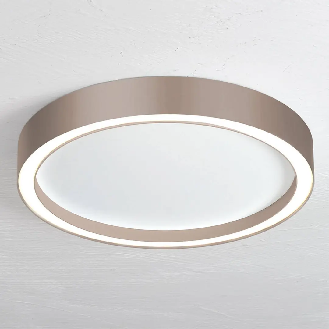 Bopp Aura LED-Deckenlampe Ø 40cm weiß/taupe