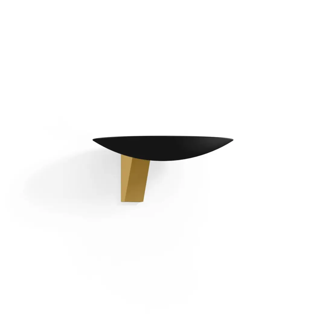 Wever & Ducré Lighting WEVER & DUCRÉ LED-Wandleuchte Scava 1.0 schwarz/gold 2700 K