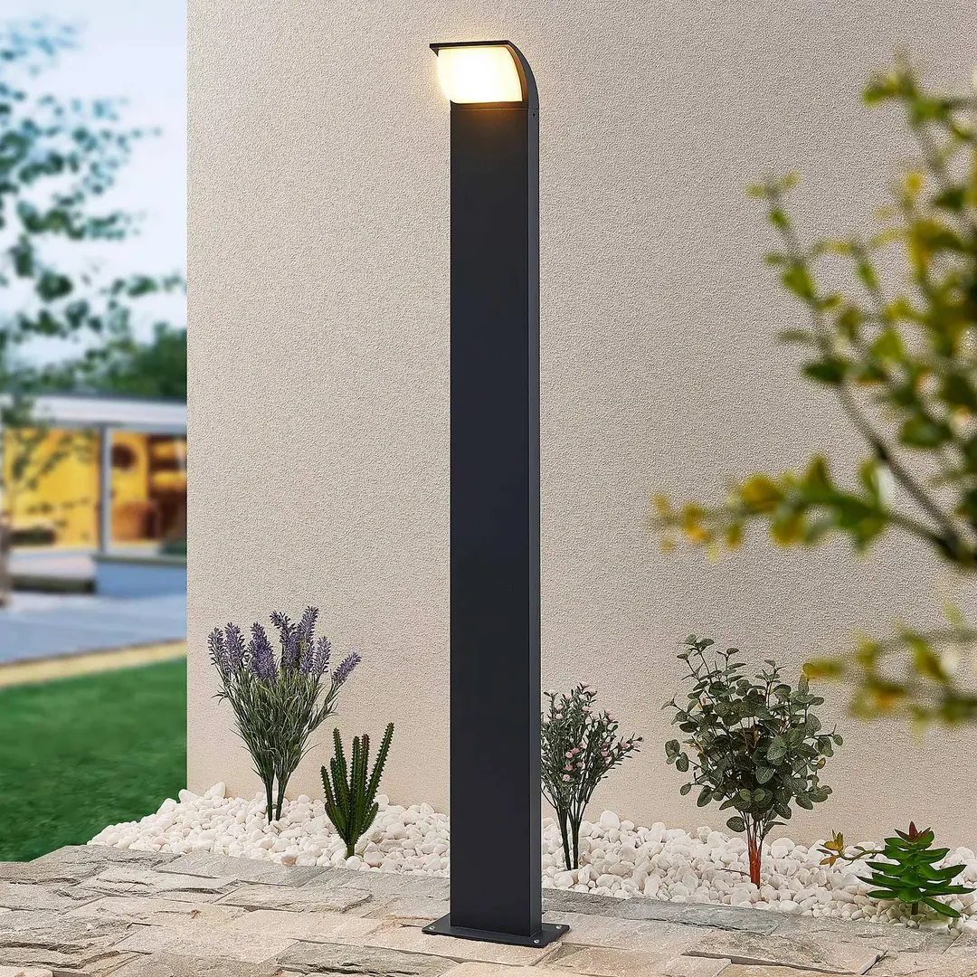 Lucande LED-Wegeleuchte Tinna, 100 cm, anthrazit, IP65