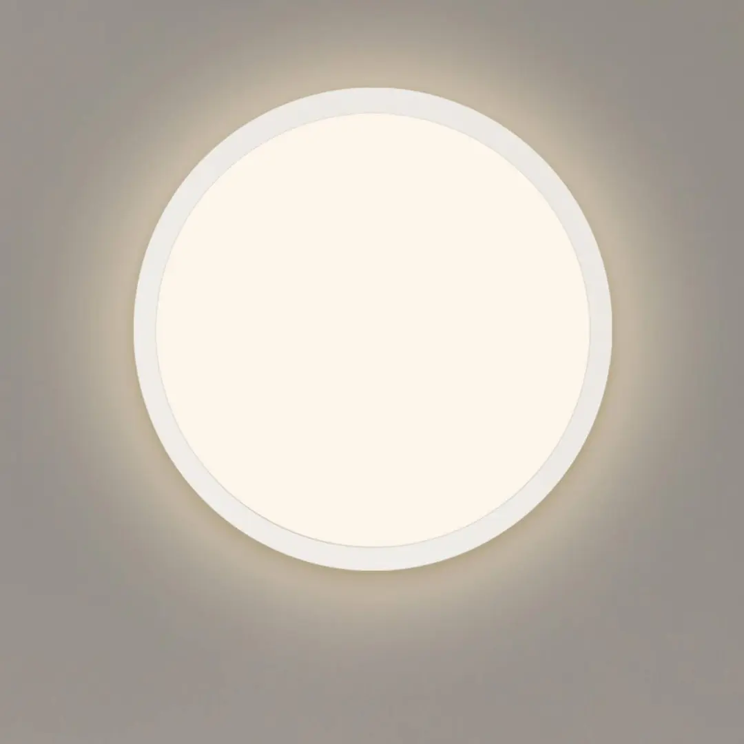 Müller-Licht LED-Panel Jalo Round, Ø 29,2 cm, weiß, Kunststoff, 2.700 K