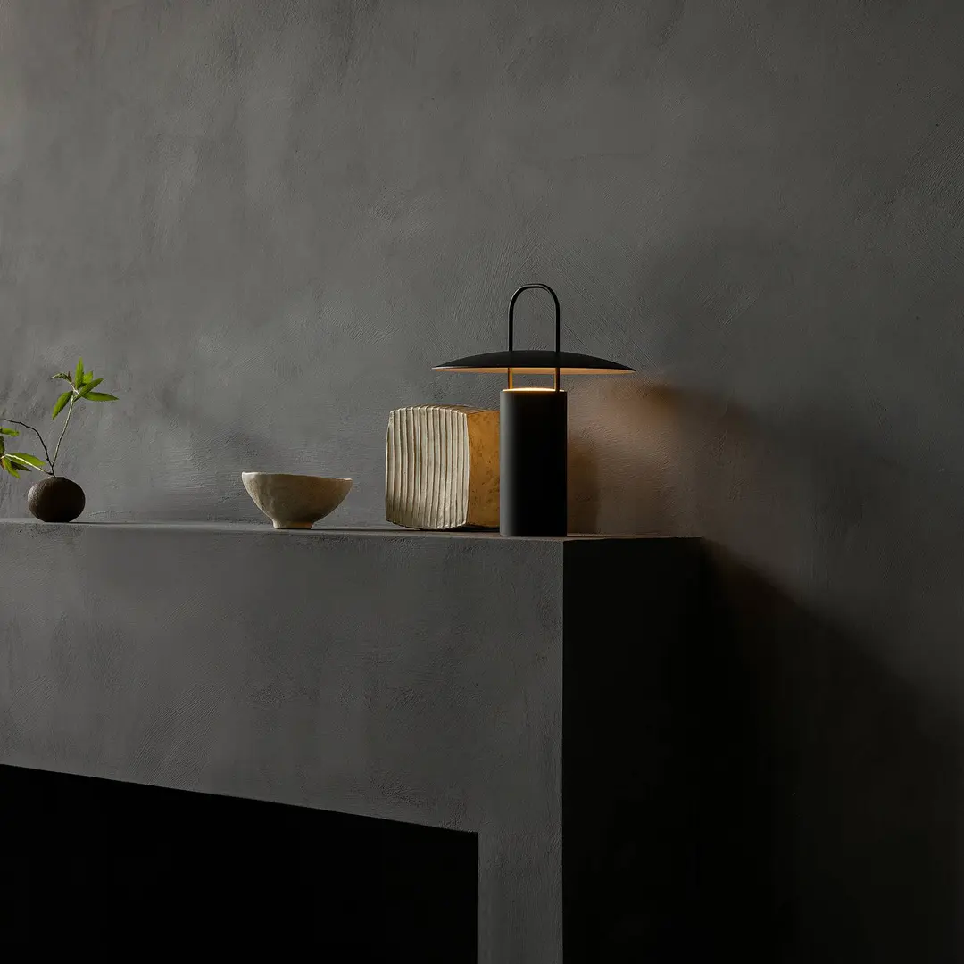 Audo Copenhagen Audo Ray LED-Tischleuchte, tragbar, schwarz