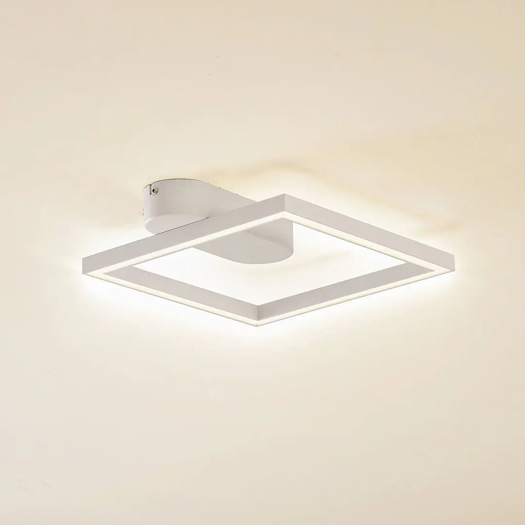 Lindby LED-Deckenleuchte Yulla, weiß