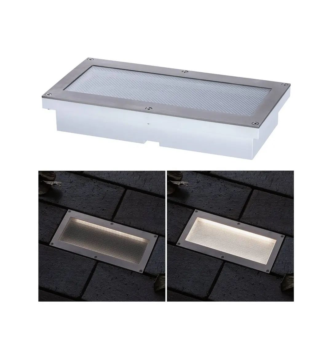 Paulmann Brick LED-Bodeneinbauleuchte, 10x20cm