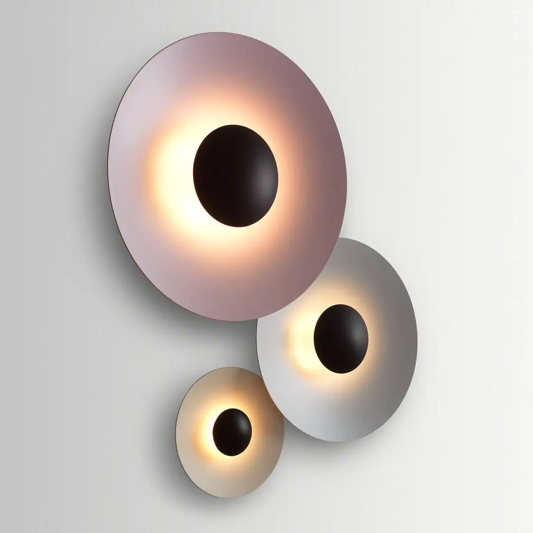 MARSET Ginger 32C LED-Wandlampe Ø32cm sand