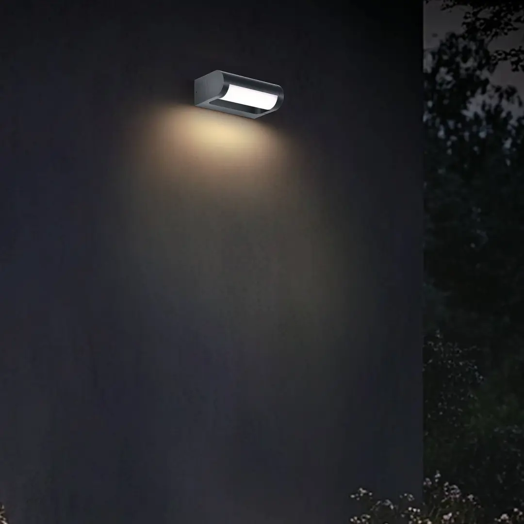 CMD LED-Außenwandleuchte CMD 9052, Breite 18 cm, anthrazit, IP65
