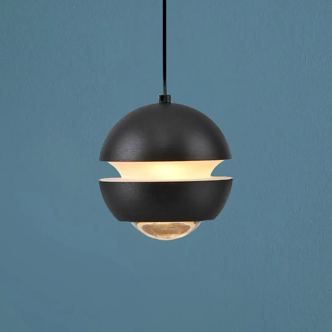 SCHÖNER WOHNEN LED-Hängeleuchte Lini, schwarz, 1-fl., 3.000K