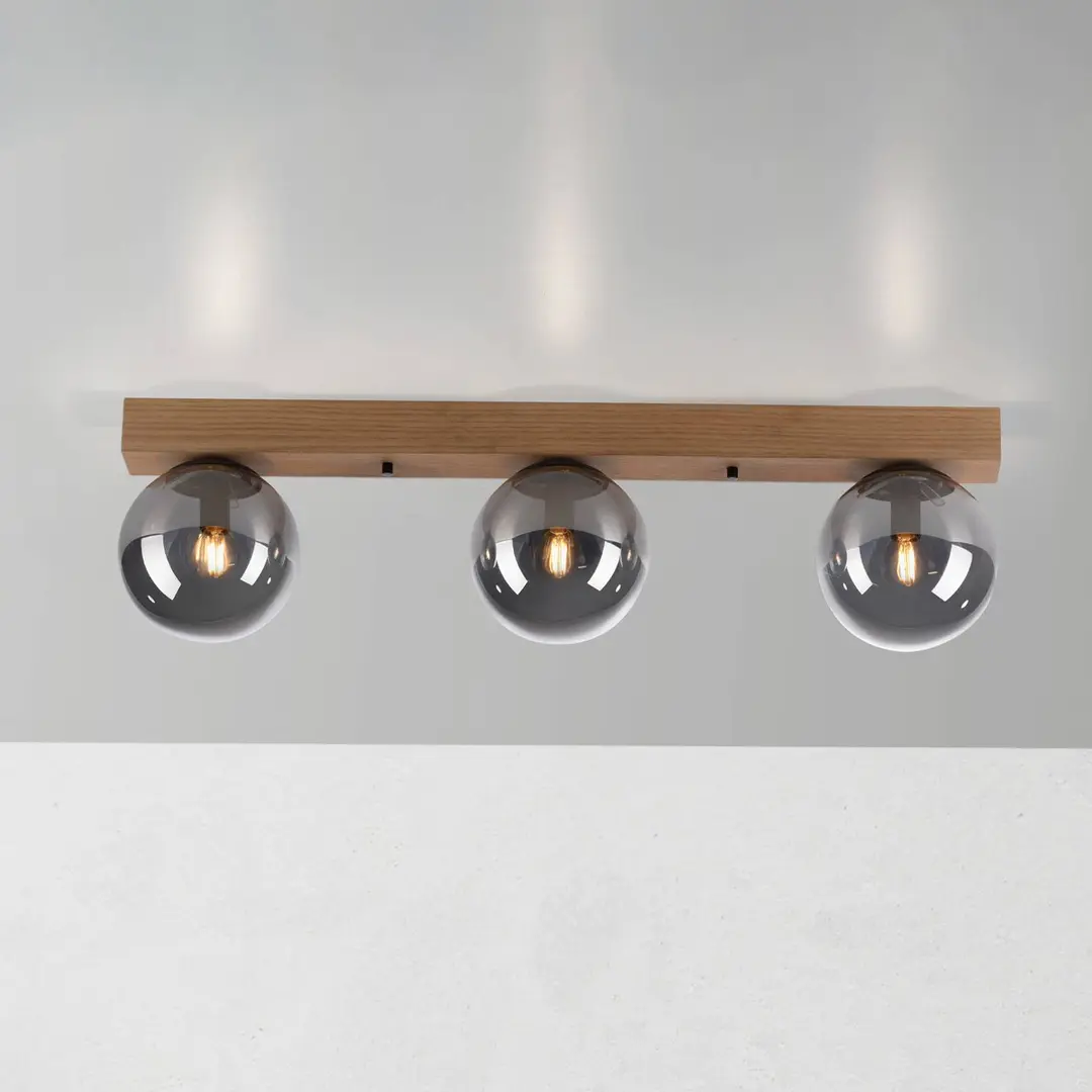 JUST LIGHT. GmbH Deckenleuchte Gerda Widow, Glaskugeln, dreiflammig