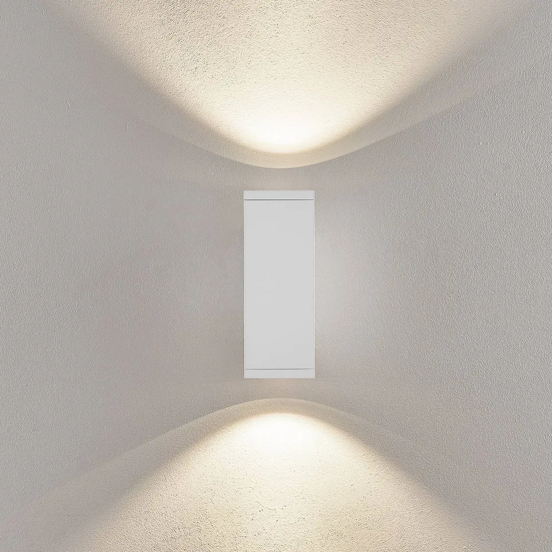 Deko-Light LED-Außenwandlampe ShoreLine Pro Square up/down, weiß