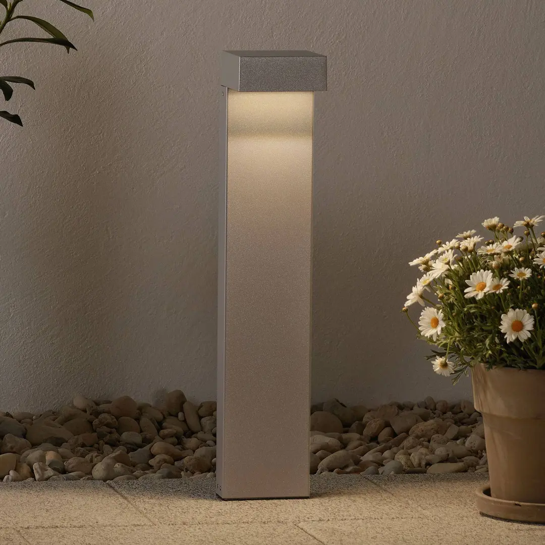 Performance in Lighting LED-Wegeleuchte Mimik 10 Post 600 grau 3.000K